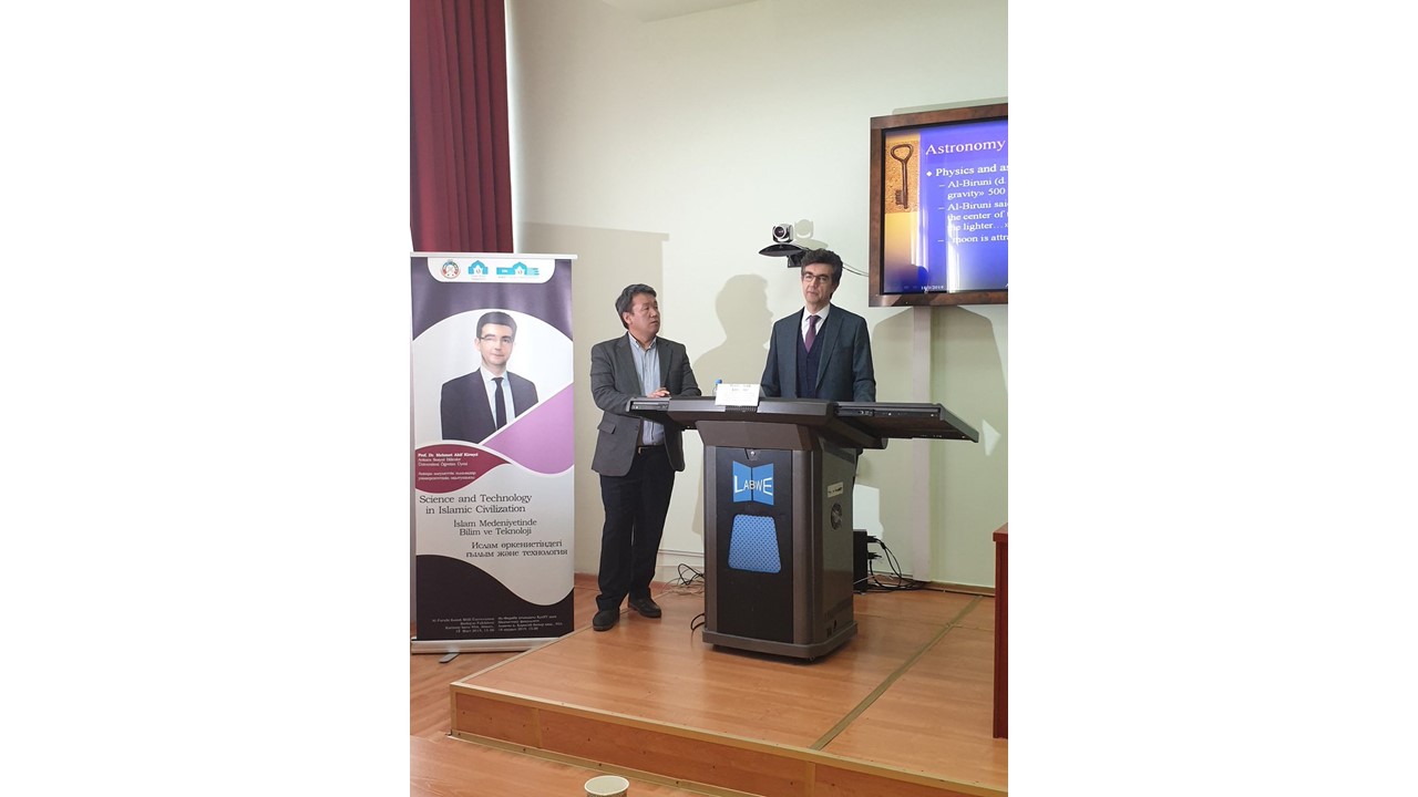 President ECOEI Prof. M. Akif Kireçci has delivered a conference talk titled “Science and Technology in Islamic Civilization” 