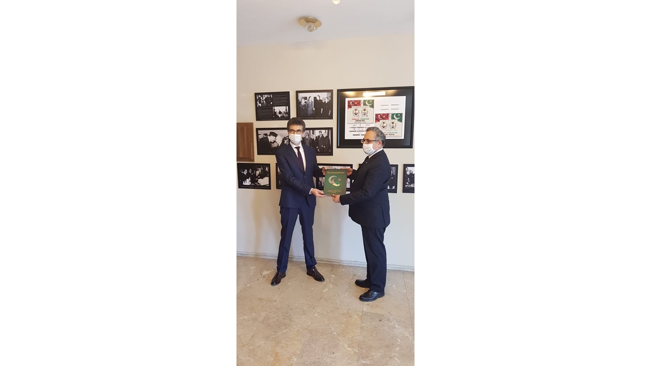 Visit to Ambassador of the Islamic Republic of Pakistan to Turkey
