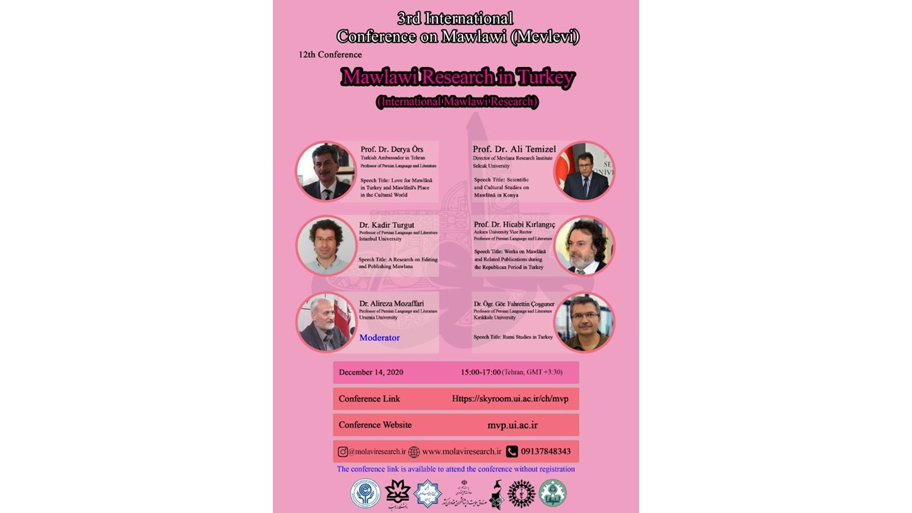 “Mawlawi Research in Turkey” Panel of the 3rd International Conference on Mawlawi 