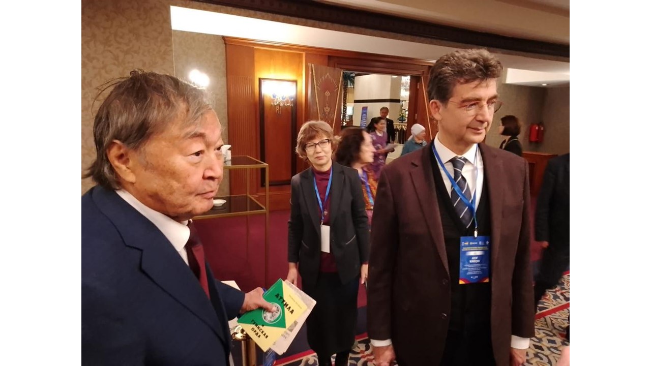 ECOEI President Prof. M. Akif Kireçci gave a talk at the V. International Forum for the Rapprochement of Cultures of Eurasia  